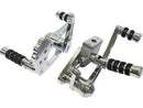 Bore Master Cylinder Forward Control Kit Chrome - 3/4 Inch