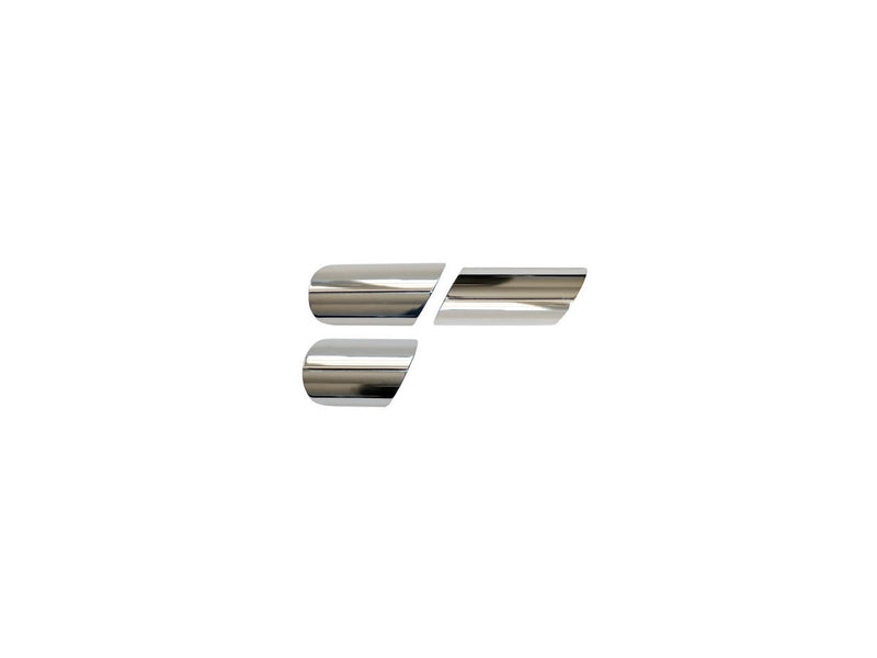 Bomb Heat Shield Skull Headers Polished