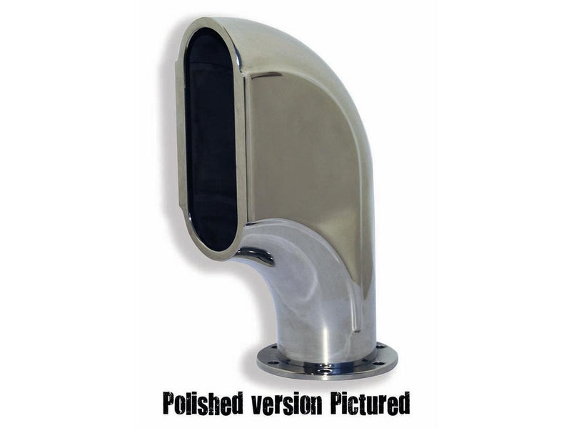 End Cap Full Sucked End Cap Black - 2.5 Inch