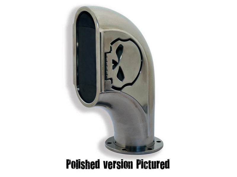 End Cap Skull Sucked End Cap Black - 2.5 Inch