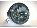 H4 Headlight Insert With Parking Light Chrome Clear - 7 Inch
