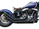 Hot Shot E3 Bobber Upswept Exhaust System Black Coated