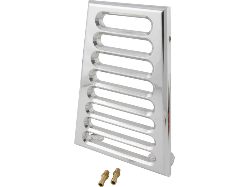 Flat Oil Cooler Kit Polished - 29mm