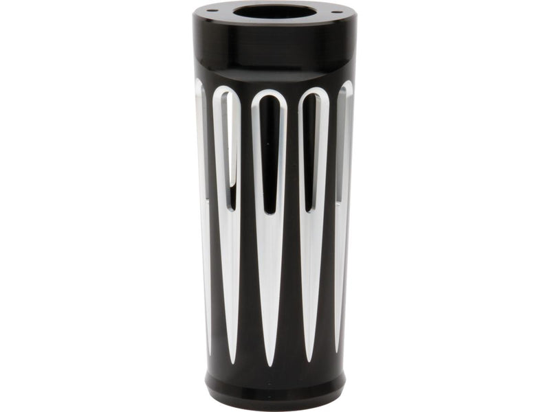 Deep Cut Fork Boot Black Anodized For 86-13 Touring
