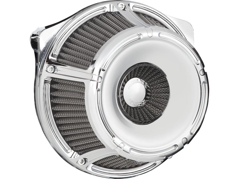 Slot Track Inverted Series Air Cleaner Chrome For 16-17 Softail