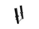 Smooth Dual Disc Hot Leg Fork Slider Black