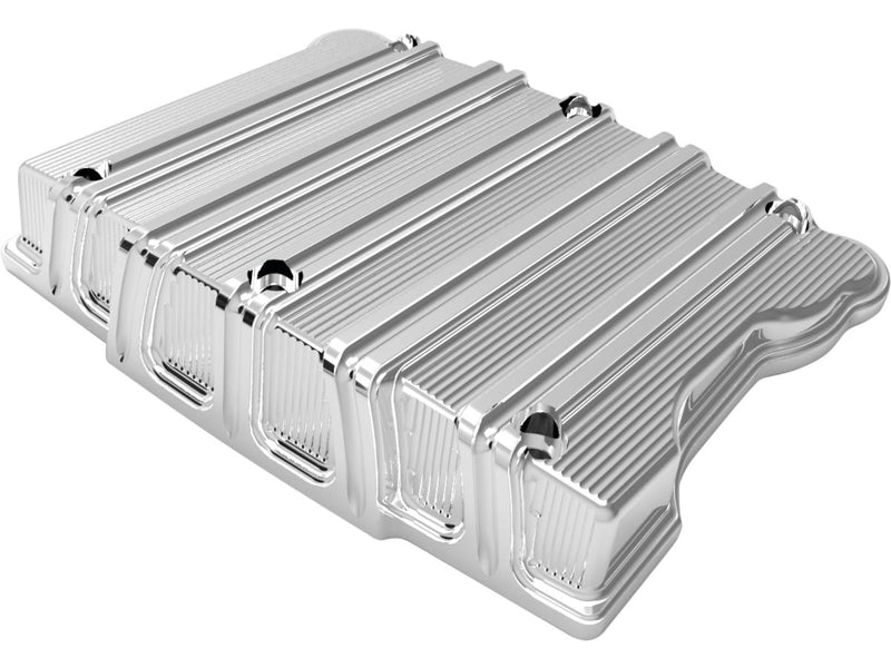 10-Gauge Rocker Box Cover Chrome For 00-17 Dyna