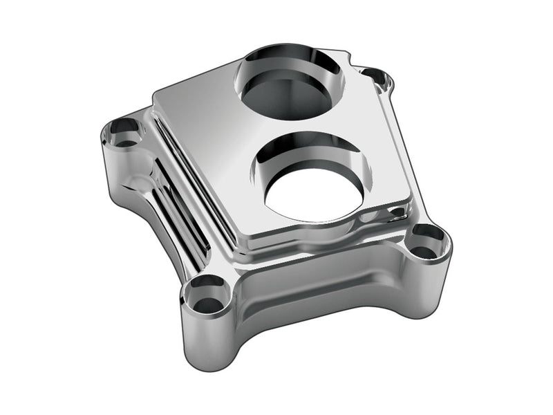 10-Gauge Lifter Block Covers Chrome For 00-17 Dyna