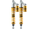 S36PR1C1L Road & Track 336mm Twin Shocks Yellow Adjustable Length +10/-0mm