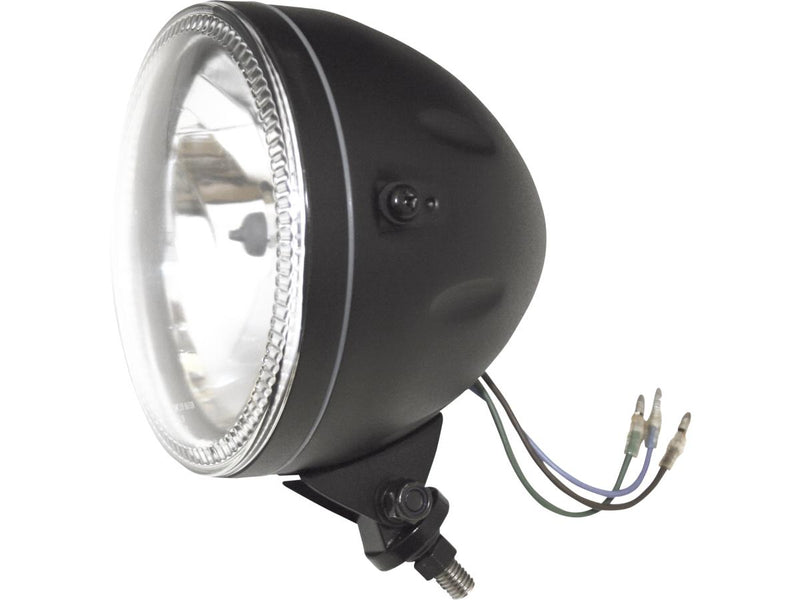 Skyline LED Headlight Black Bottom Mount - 5-3/4 Inch