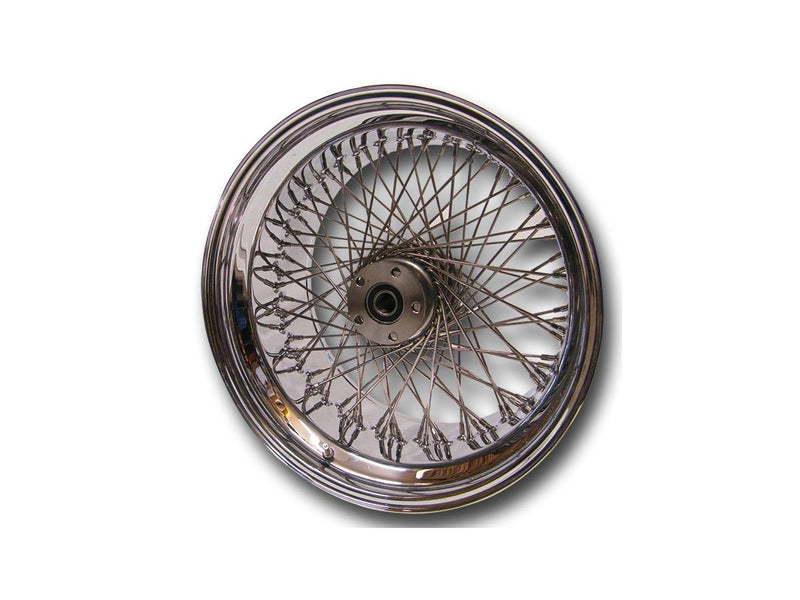 SYM 40 Spoke Stainless Steel Wheel - 5.50 x 16 Inch