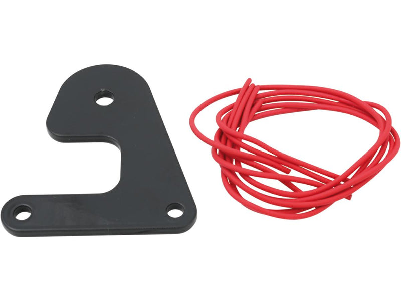 Engine Ignition Coil & Horn Cylinder Bracket Gloss Black Powder Coated