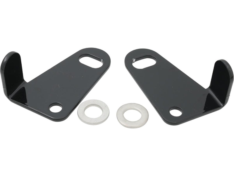 Lower Shock Bolt Turn Signal Bracket Black Gloss