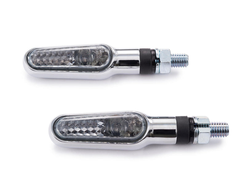 D-Light LED Front & Rear Turn Signal Chrome Smoke LED