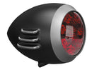 Unbreakable LED Taillight Without Mounting Bracket Aluminum Bi-Color Satin Red LED