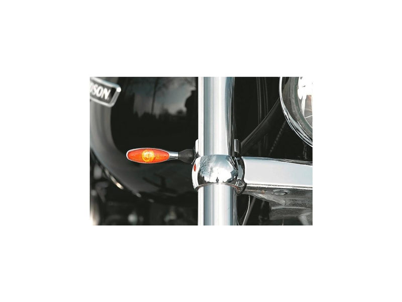 Quicky Turn Signal Clamp M8 Polished - 41mm