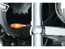 Quicky Turn Signal Clamp M8 Polished - 39mm