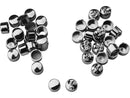 Dome Bolt Cover Set 1/4 Inch Chrome 66001