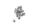 Skull Bolt Cover Set 1/4 Inch Chrome