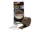 Exhaust Wrap & Tie Kit Titanium - 2" x 25 Ft