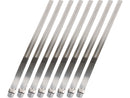 Exhaust Wrap Stainless Steel Locking Ties 9 Inch Long 12Mm Wide - Pack Of 8