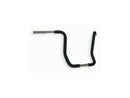 Fat Bar Ape Hanger Handlebar Black Powder Coated Throttle By Wire - 13 x 1.25 Inch