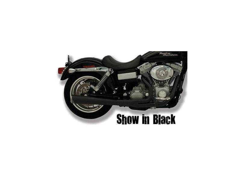 2 Into 1 SuperMegs 4 Inch Exhaust Chrome For 04-13 Sportster