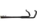 2 Into 1 SuperMegs 4 Inch Exhaust Black For 12-17 Softail