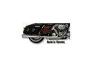 Stout Slip-On 4 Inch Muffler Black For 10-16 Touring