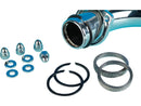 Exhaust Mounting Gasket Kit Graphite Knitted Wire Gaskets & Acorn Nuts Kit