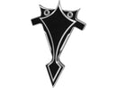 Black Gothic Spike Coil Bracket