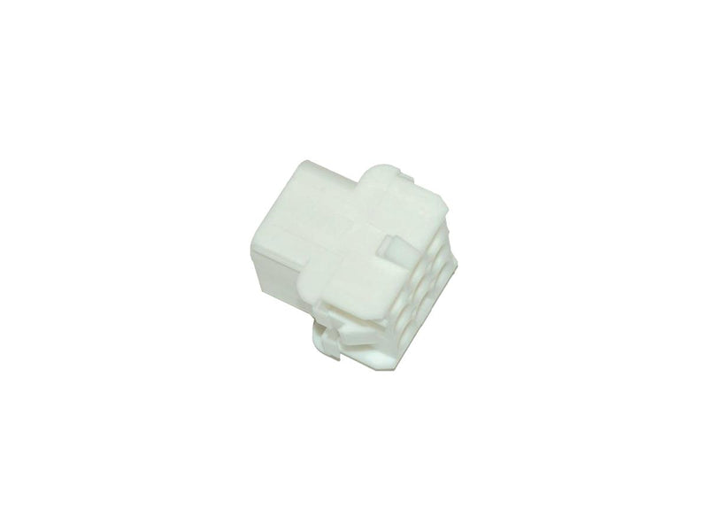 9-Wire Cap Amp Mate-N-Lock Connector Housing White