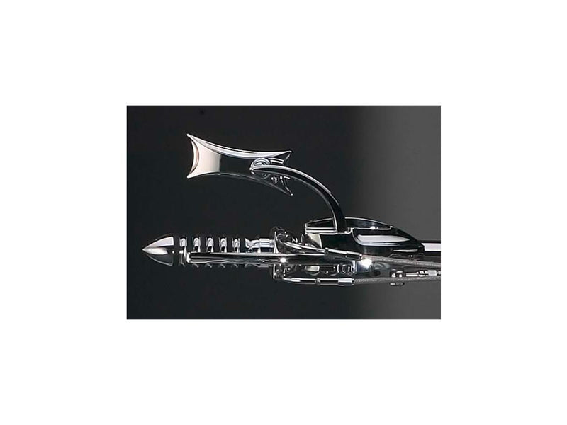 Four Point Micro Left Mirror Chrome