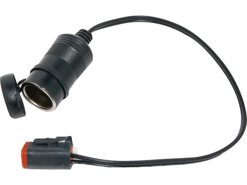 Namz On Board Power Port With Dust Cover Black For 94-13 Touring