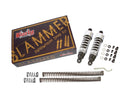 Front / Rear Slammer Lowering Kit Chrome For 88-03 Sportster