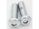Buttonhead Allen Socket Bolt Pack Chrome 1/4 Inch -20 UNC 1 Inch
