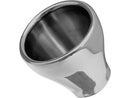 End Cap Trumpet Billet End Caps Trumpet Show Chrome - 60mm
