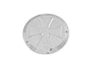 Iron Cross Derby Cover 5-Hole Aluminium Polished For 99-17 Dyna