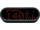 Motoscope Mini Speedometer Digital Scale Black Anodized - 59mm x 21.9mm x 13mm