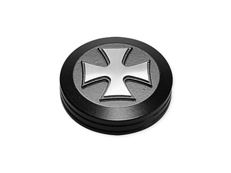Cross Oil Tank Cap Black