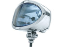Iowa Headlight Oval Chrome Blue Lens
