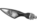 Micro Rhombus LED Turn Signal Front Right / Rear Left Black Clear LED