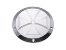Iron Cross Derby Cover 5-Hole Aluminium Polished For 99-05 Dyna