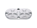 Cross Inpsection Cover Aluminium Polished For 65 Panhead