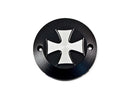 Point Cover Iron Cross 2-Hole Polished