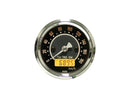 Target Speedometer 220 km/h Black / Chrome / White - 48mm