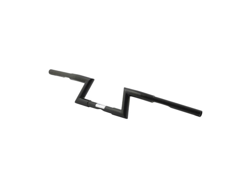 Z-Bar With 1" Clamp Diameter 1-1/4" Handlebar Dimpled 3-Hole Black - 120mm
