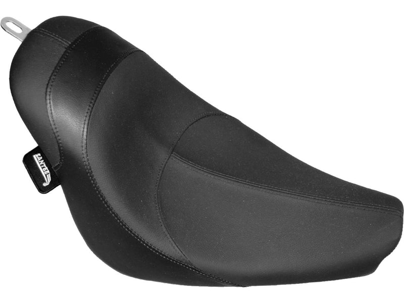 Phoenix Smooth Seat Black Leather Vinyl For 84-99 Softail