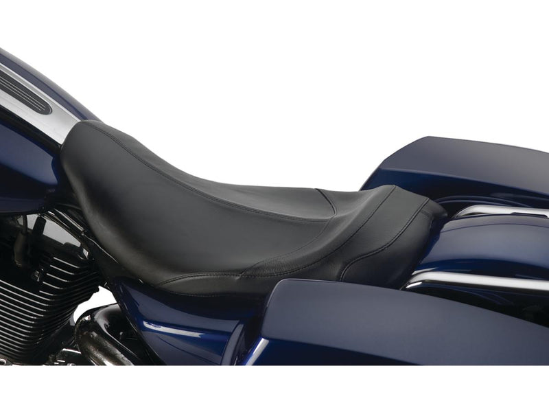 Phoenix Smooth Seat Black Leather Vinyl For 97-07 Touring