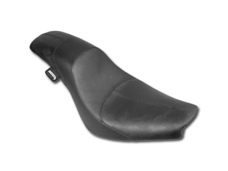 Minotaur Smooth Seat Black Leather Vinyl For 00-05 Softail